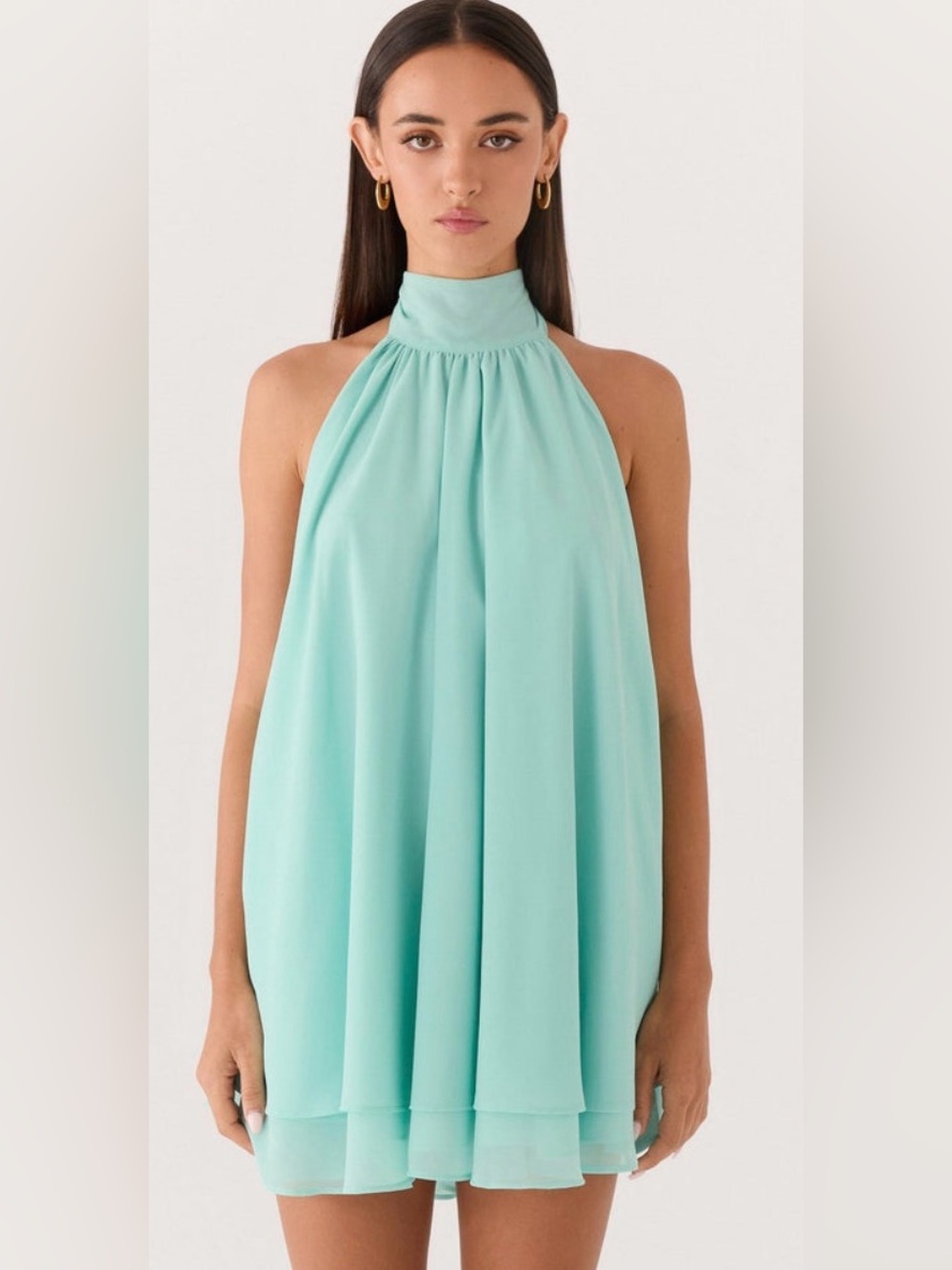 Peppermayo New With Tags! 
Mint Halter Swing Dress